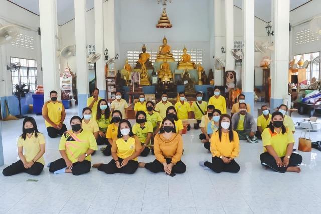 ร่วมกิจกรรมถวายเทียนพรรษาให้แก่ วัดในพื้นที่ตำบลเกาะนางคำ จำนวน 4 วัด 1 สำนักสงฆ์